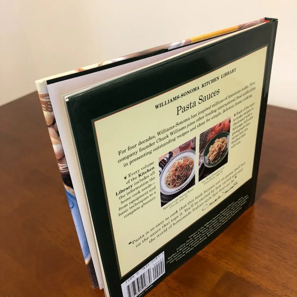 Williams Sonoma Pasta & Pasta Sauces Pre-Owned Vintage Cookbook Bundle o…